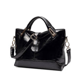 Women Oil Wax Leather Designer Handbags High Quality Shoulder Bags